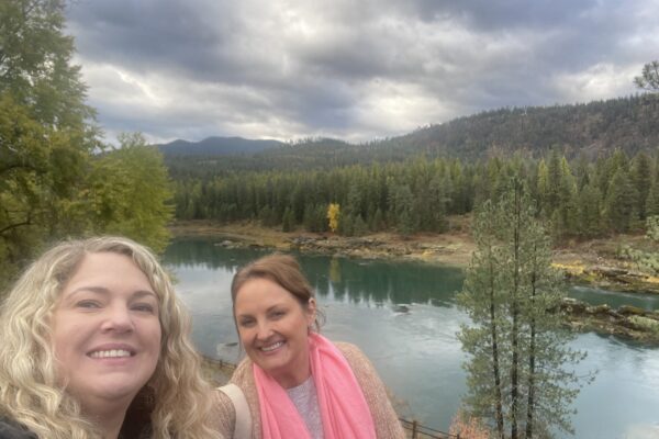 Director of National Training Center on Crimes Against Women (NTC) and Institute for Coordinated Community Response (ICCR), Lacy Hensley, and Founder & CEO of RESPOND Against Violence, Kelsey McKay in Thompson Falls, Montana, where McKay taught investigating and prosecuting strangulation.